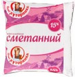 Сметанний продукт Пані Хуторянка 15%, 0,1 кг